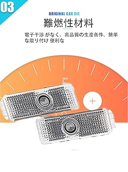 Amazon | フェラーリ 2個セットドア高輝度のカーテシライト ドア